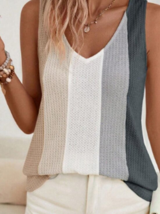Emery Rose Tops - Womems Emory Rose Striped Tank